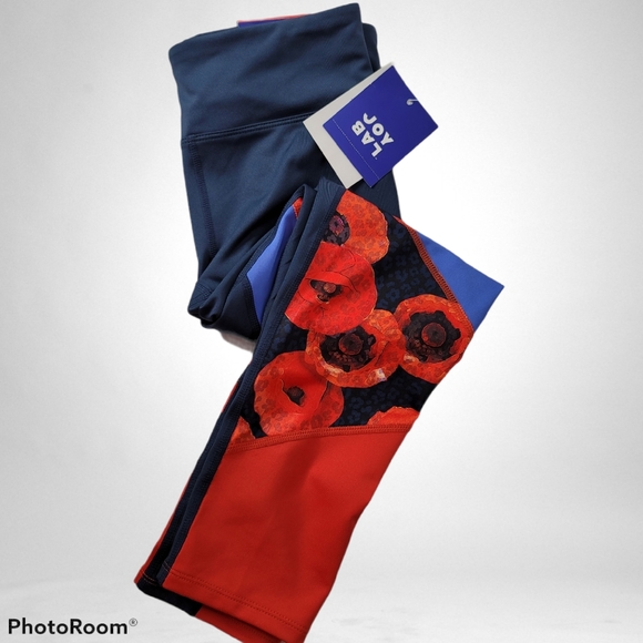 NWT Joy Lab poppy leggings - extra small - Picture 2 of 6